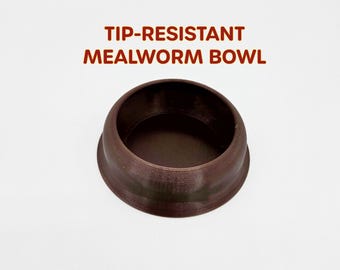 Tip-Resistant Mealworm Bowl