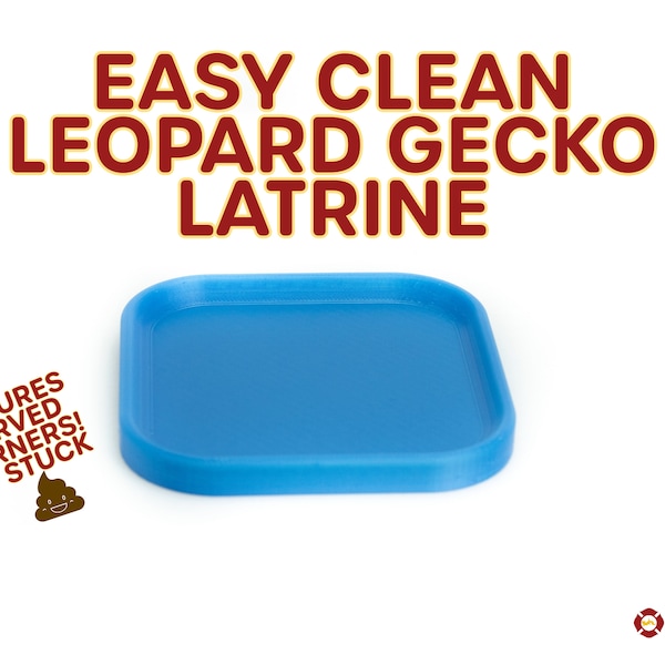 Easy Clean Leopard Gecko Latrine