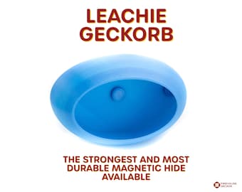 Leachie GeckOrb Magnetic Reptile Hide