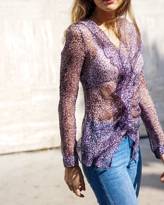 Trussardi Vintage Chiffon Blouse