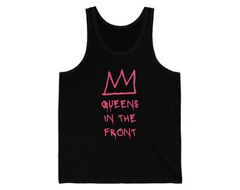 Queens in de Front Unisex Jersey Tank