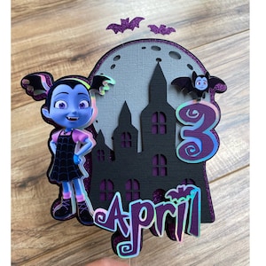 Vampirina Cake Topper / Vampirina Birthday / Vampirina Party Supply / Vampirina Party Decoration / Vampirina Theme Cake Topper /