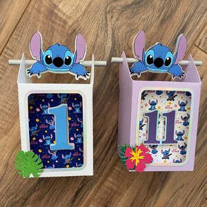 Stitch Favor Box / Stitch Party Decorations / Stitch Birthday Decorations / Stitch Birthday Party / Lilo & Stitch Birthday Decoration