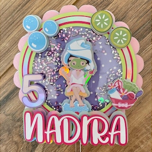 Girl Spa Party Cake Topper, Spa Party Cake Topper, Girl Spa Party Birthday Party, Spa Birthday Decorations, Spa Party Birthday Party