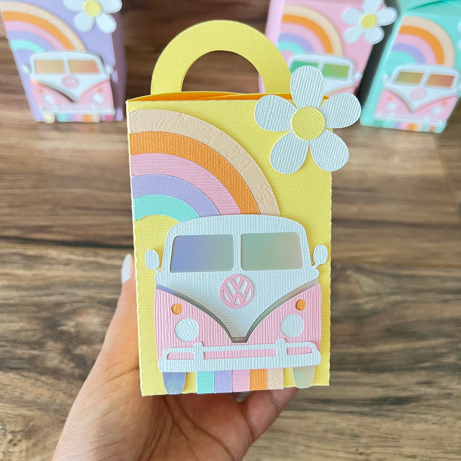 Groovy Favor Boxes Groovy Birthday Party Groovy Party Etsy