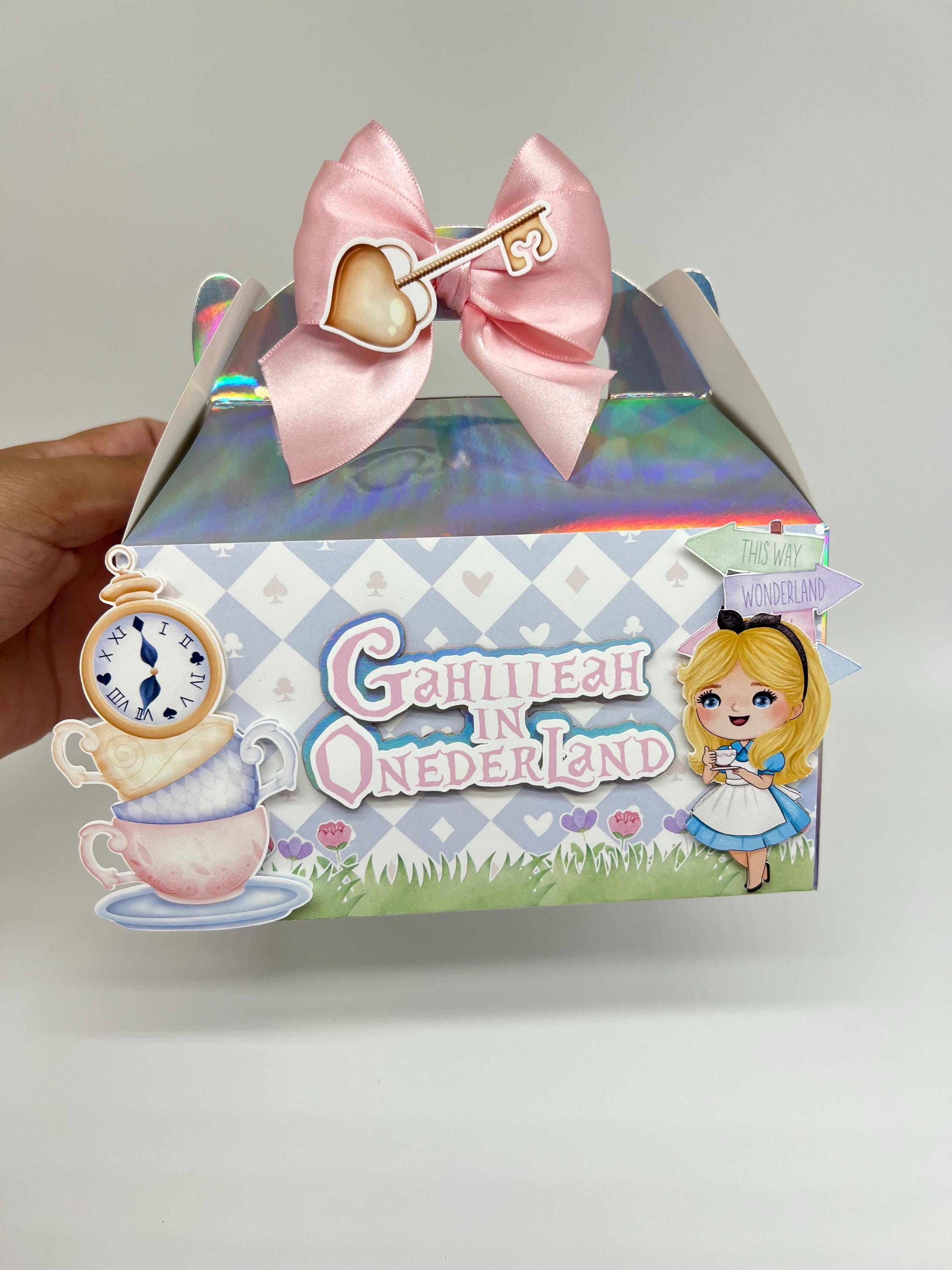 Alice in Wonderland Party Favor Box, Alice in Wonderland Birthday ...