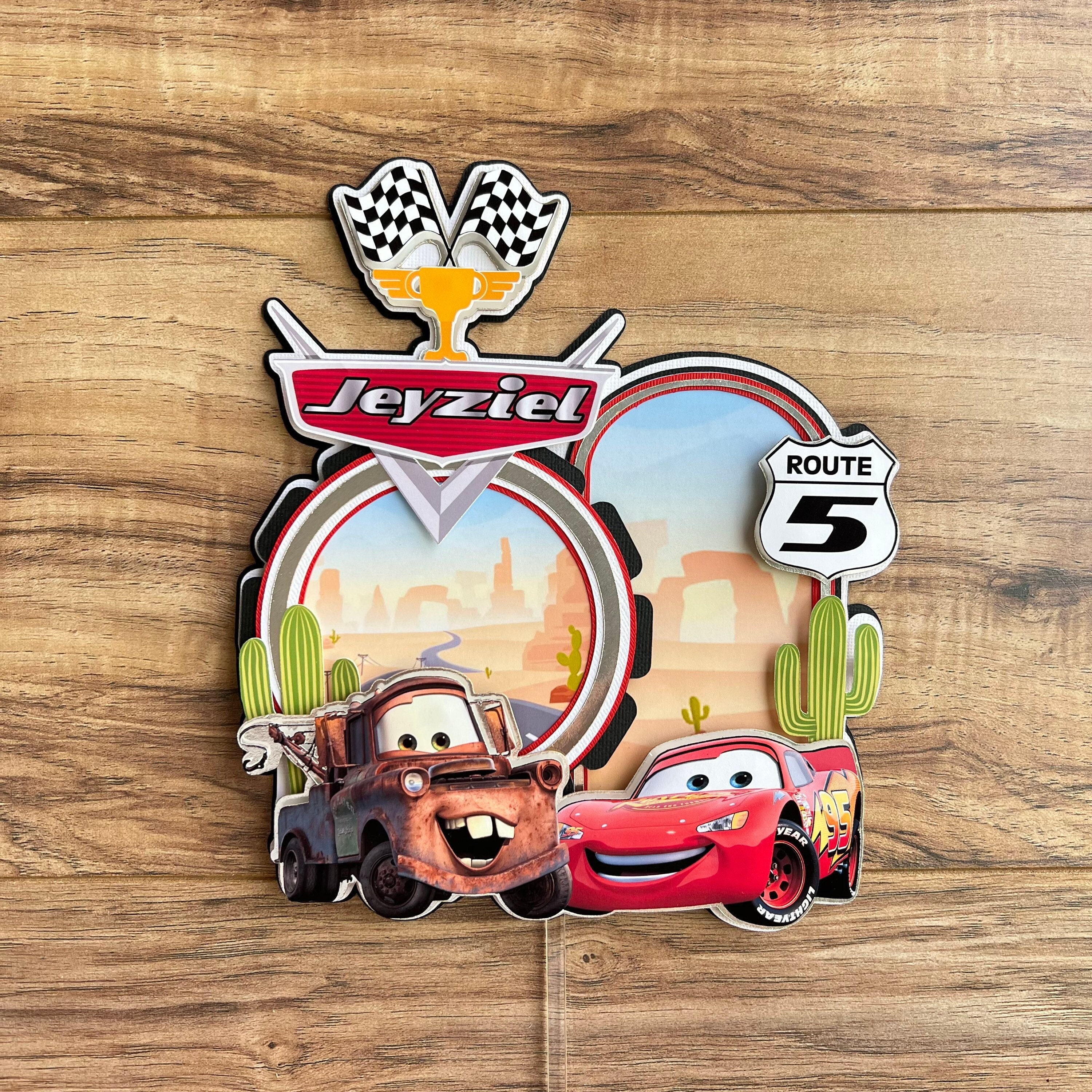 Lightning Mcqueen Cake Template
