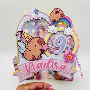 Capybara Cake Topper / Capybara Cake Topper / Capybara Party Decorations / Capybara Birthday Party