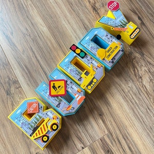 Construction 3D Letters / Construction Party Decorations / Trucks Birthday Party