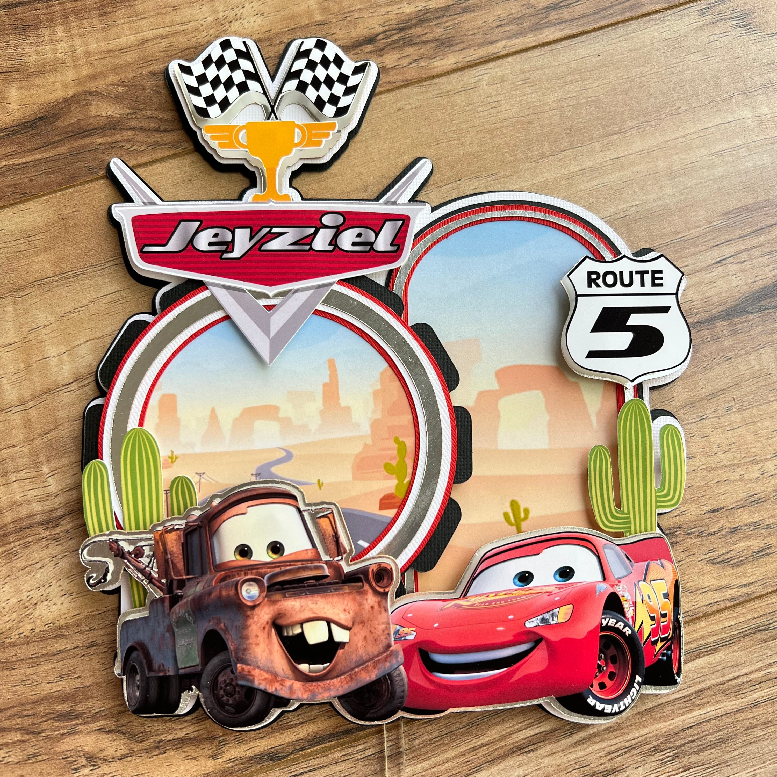 Topo de Bolo Carros Disney – Kits Digitais