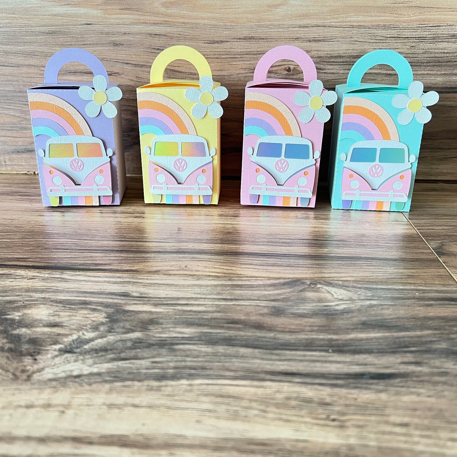 Groovy Favor Boxes Groovy Birthday Party Groovy Party Etsy