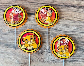 Lion King Cupcake Toppers, Birthday Party Decorations