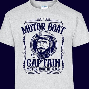 Motor Boat Captain T-Shirt