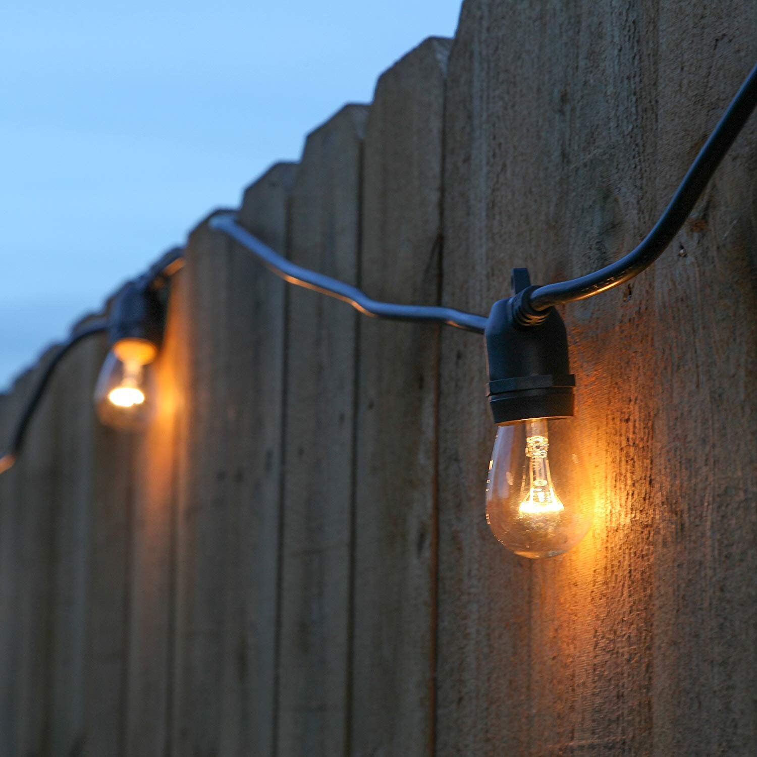 24ft luces de cuerda al aire libre resistente a la intemperie | Etsy