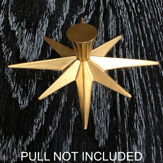 Large Classic STARBURST Cast RESIN Backplate for Cabinet or Drawer