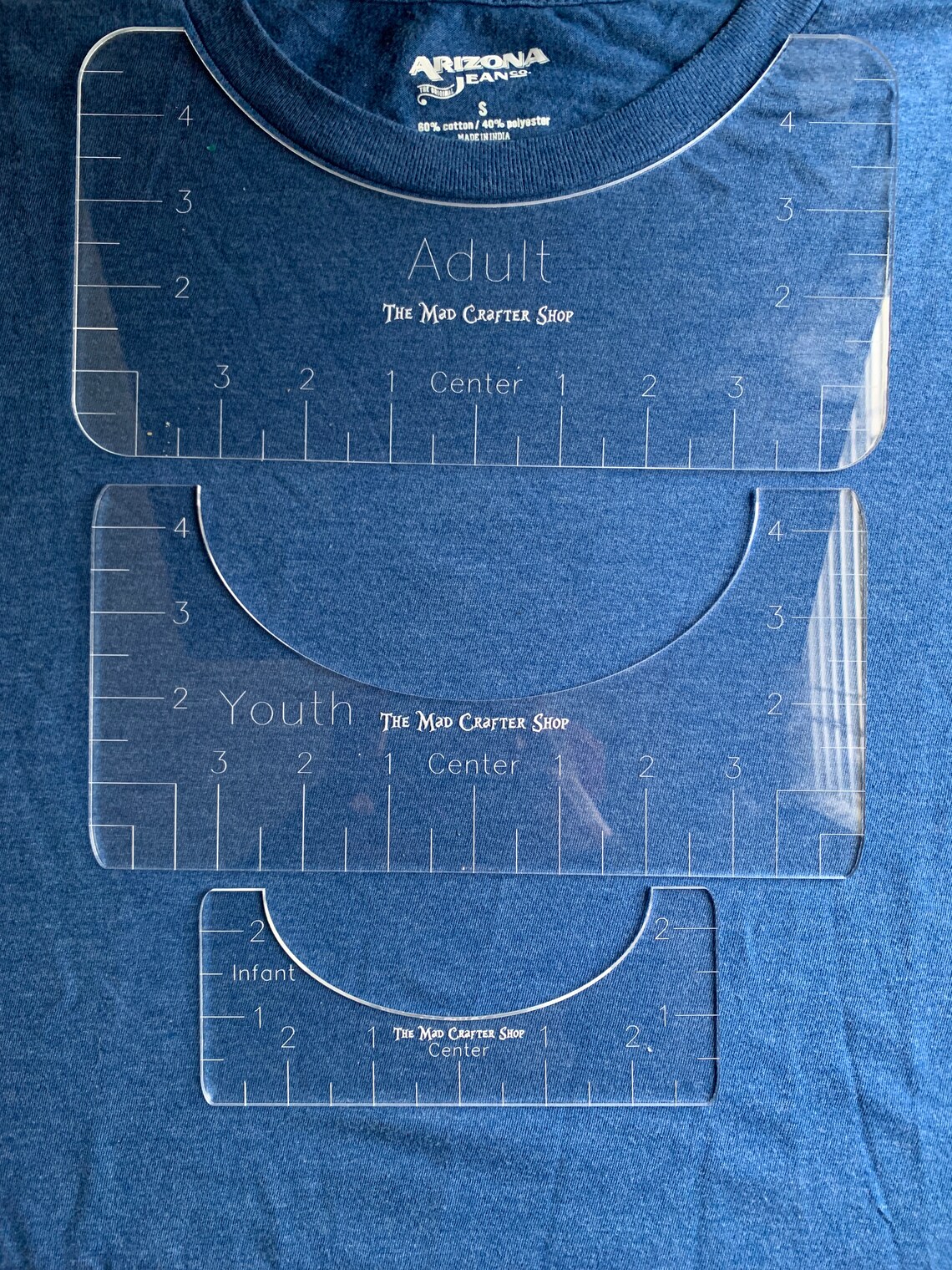 T-SHIRT VINYL RULER T-shirt guide Vinyl placement Small | Etsy