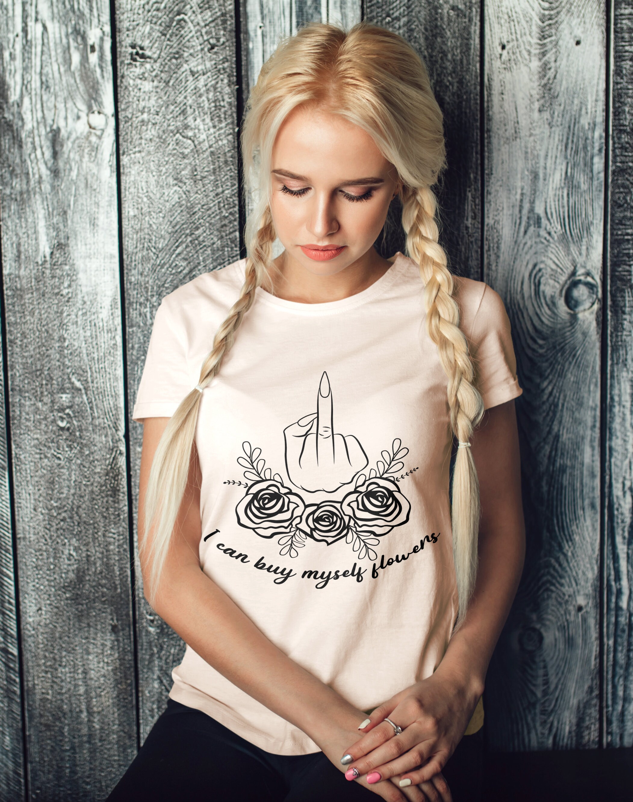 I Can Buy Myself Flowers SVG, Self Love SVG, Middle Finger SVG