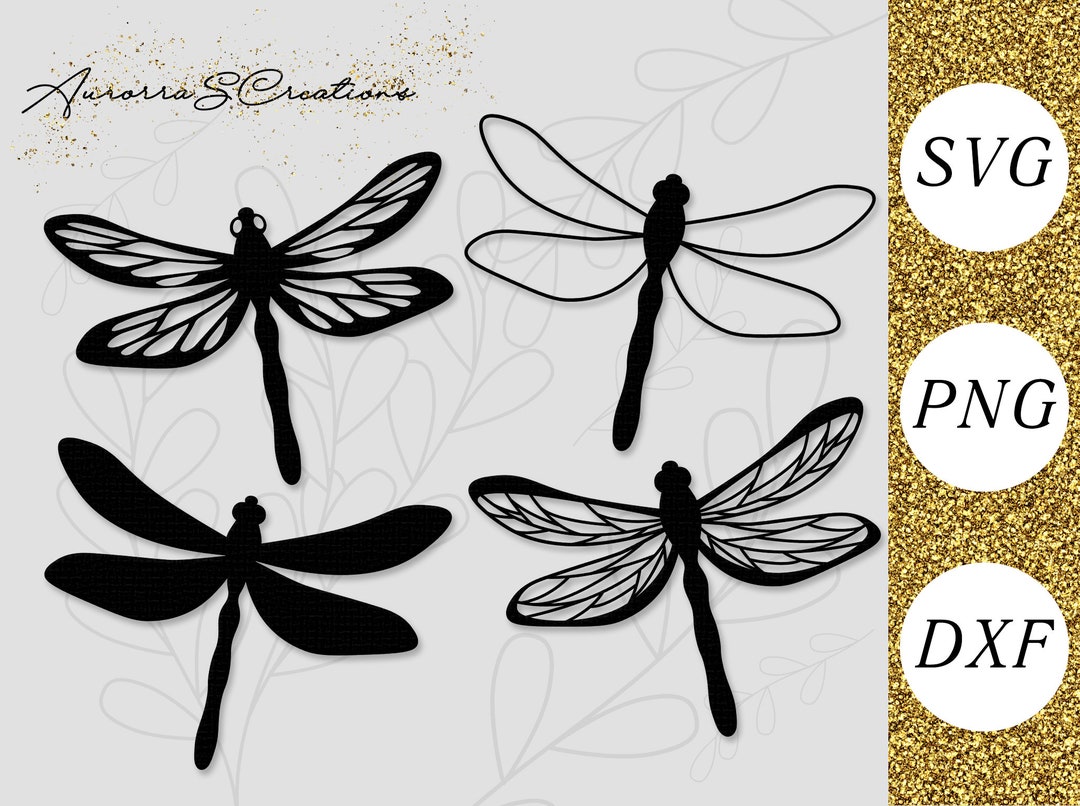 Dragonfly SVG, Dragonfly Bundle Svg, Cricut File, Dragonfly Cut File ...