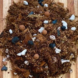 Sol Mix Hybrid för ömtåliga rötter - Tropisk aroidblandning med LECA - Jordlöst odlingsmedium för aroider (Nutricote-tillsats tillgänglig)