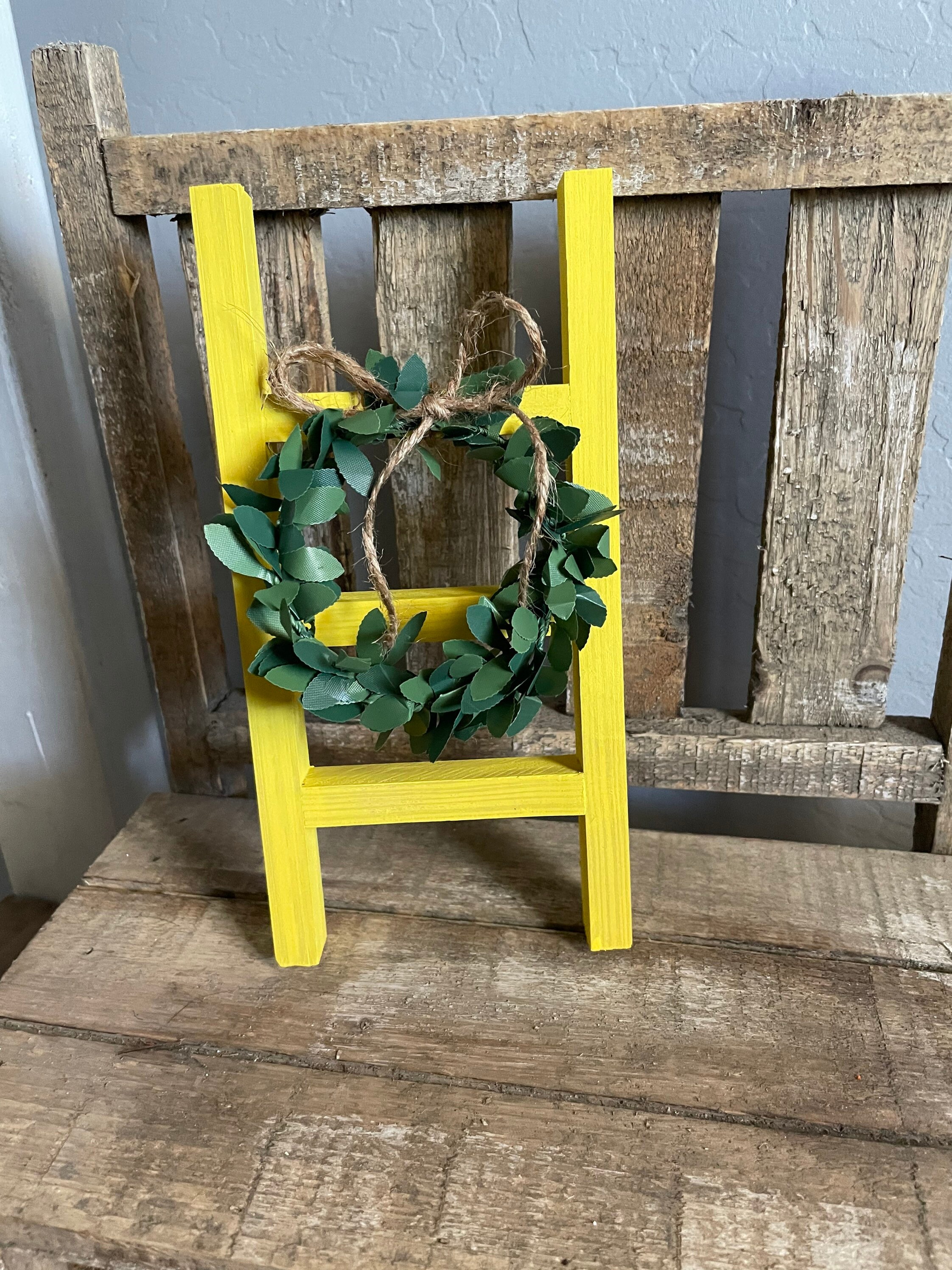Abaodam 24 Stück Mini-Holzleitern – Deko-Leiter Für Miniaturgarten, Puppenhaus, Terrarium, Ca. 6 Cm, Naturfarben