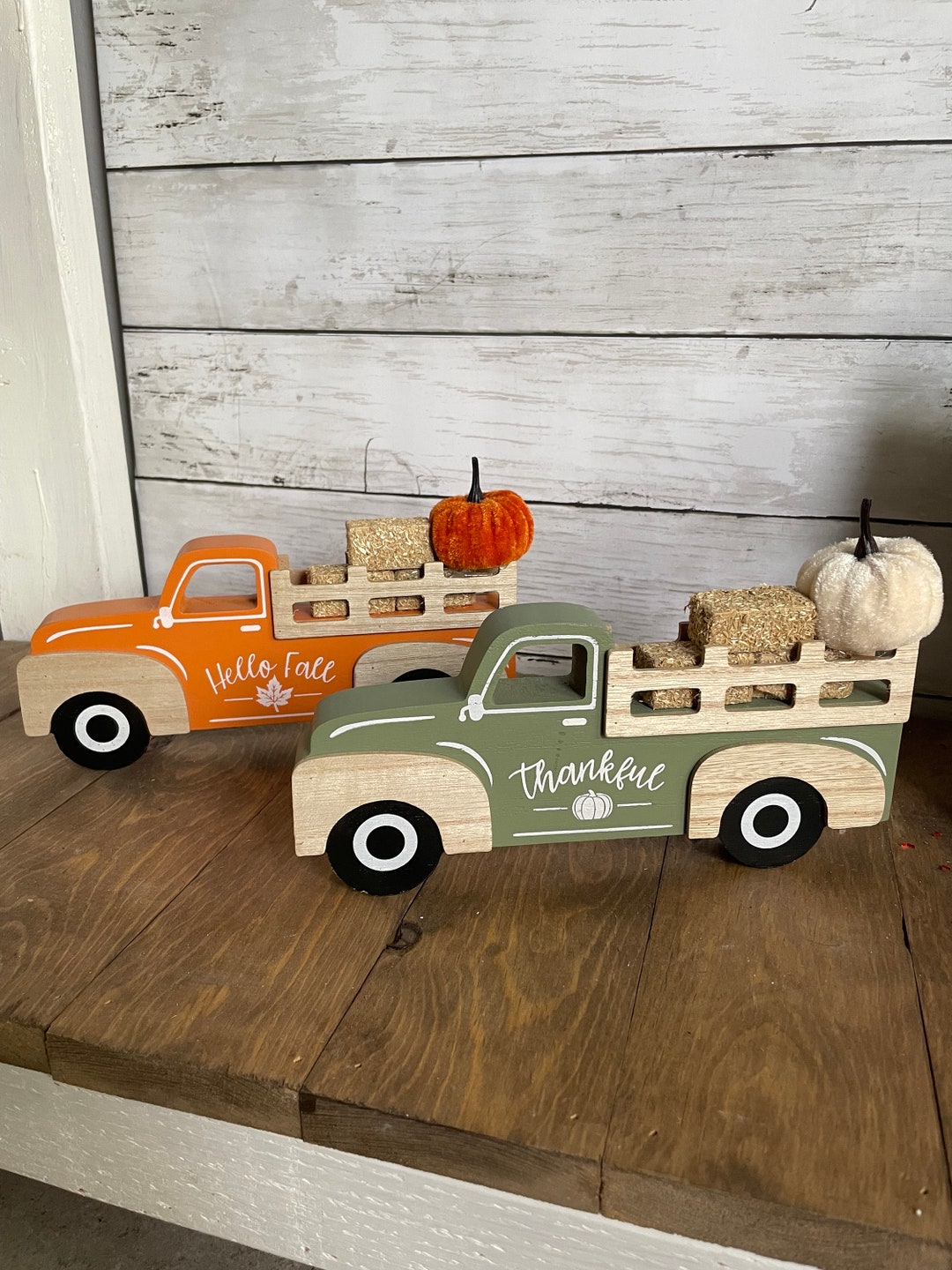 Fall Farmhouse Truck Fall Decor Rae Dunn Inspired Fall Etsy