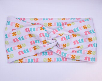 Nurse headbands, Nurse Headwrap , Labor & Delivery Nurse, Nurse gift, Headwrap for Nurses, Nurse Turban Headband, hospital headband