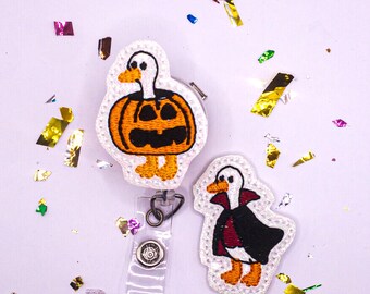 Halloween Badge Reel, Halloween Goose Badge, Silly Goose Badge Reel, Peds Badge Reel, Pumpkin Badge Reel, Vampire Badge Reel, Teacher Badge