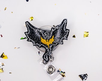 Dragon Badge Reel, Fourth Wing Badge, Bookish  badge reel, Reading Badge Reel, Book Badge, Nurse Badge Reel, Teacher Badge Reel, Cute Badge