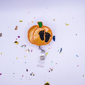 Labor and Delivery Badge Reel, NICU Badge Reel, Fall Badge Reel, Pumpkin Badge Reel, Nurse Badge, Baby Nurse Badge Reel, Thanksgiving Badge