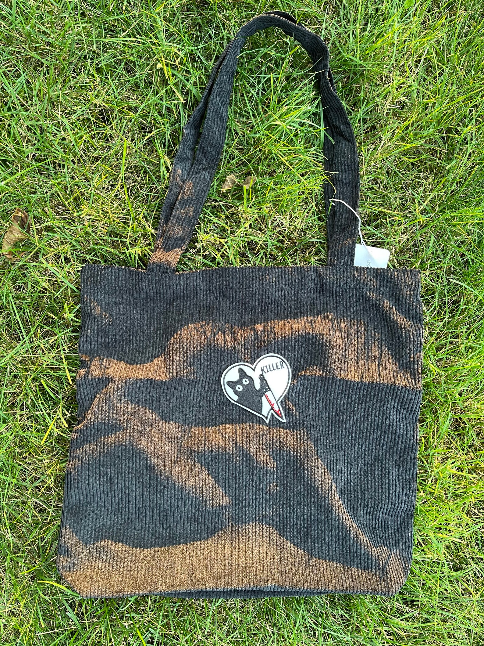 Adult Patches Corduroy Totes Etsy