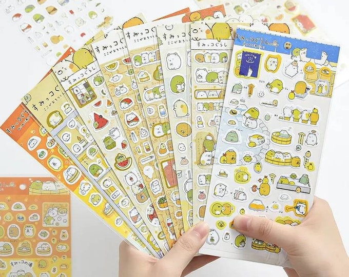 Kawaii Stickers| Sumikko Gurashi Stickers Sheets| San-x Stickers ...