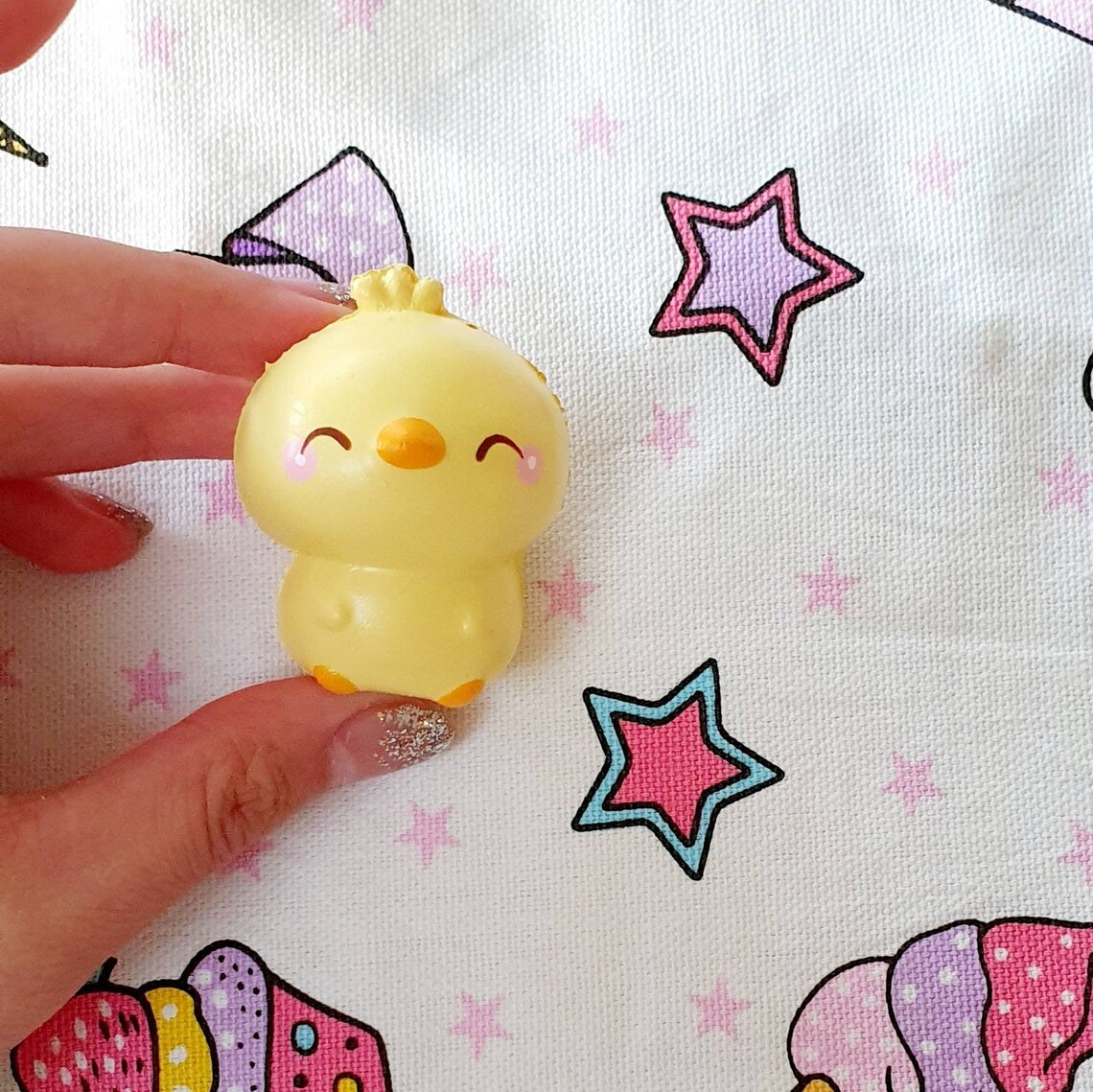 Squishies mini duck squishy keychain cute food keychain kawaii Etsy