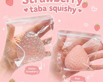手作りタバスクイーズ - レッドストロベリー - Etsy 日本
