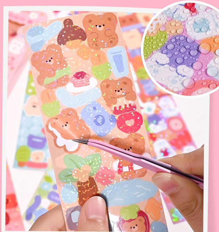 Huge Deco Polco Stickers Sheets Pack Cute Korean Stickers - Etsy