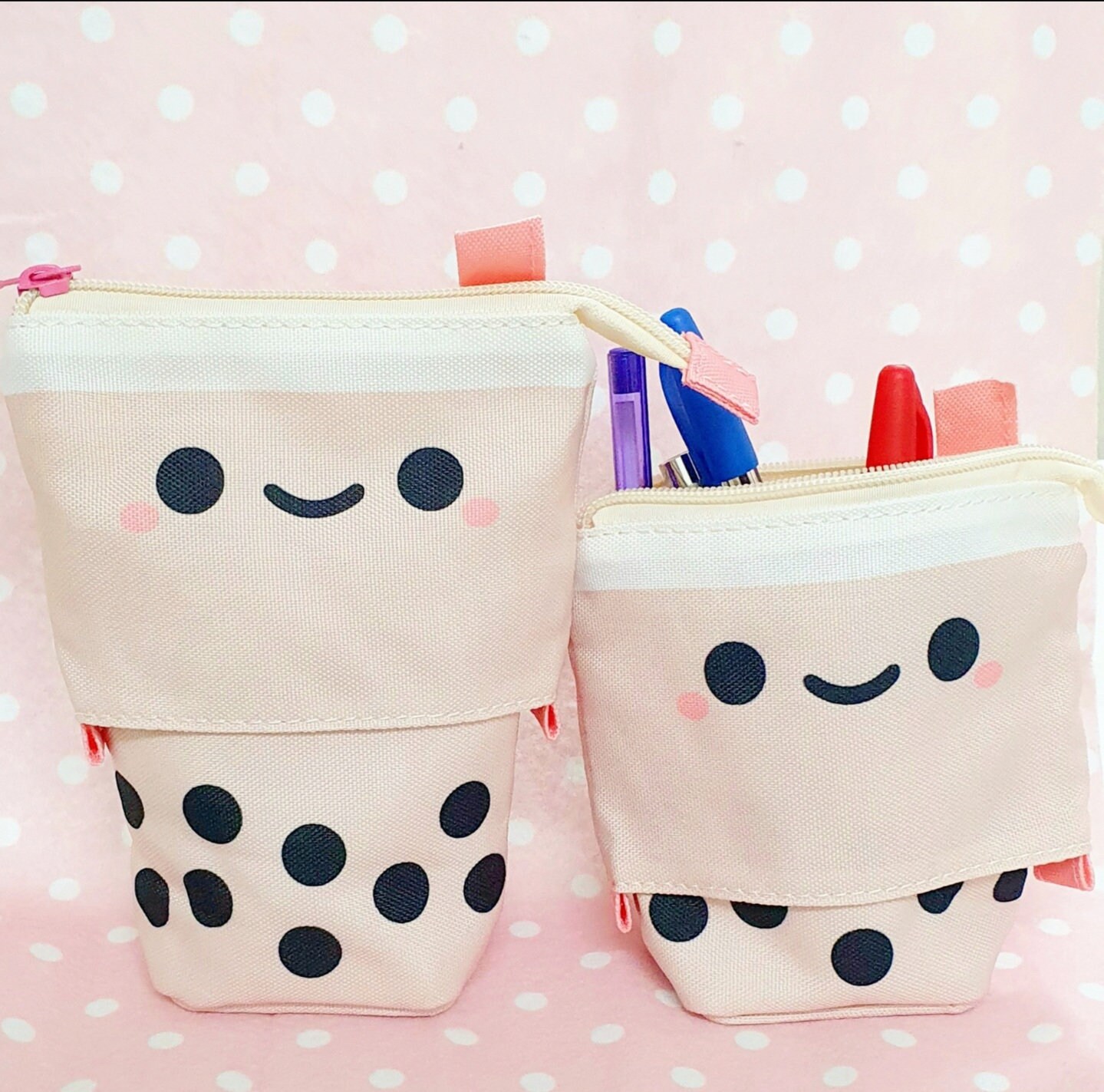Cute Pencil Cases Boba Tea Pencil Case Bubble Tea Pencil Case Etsy