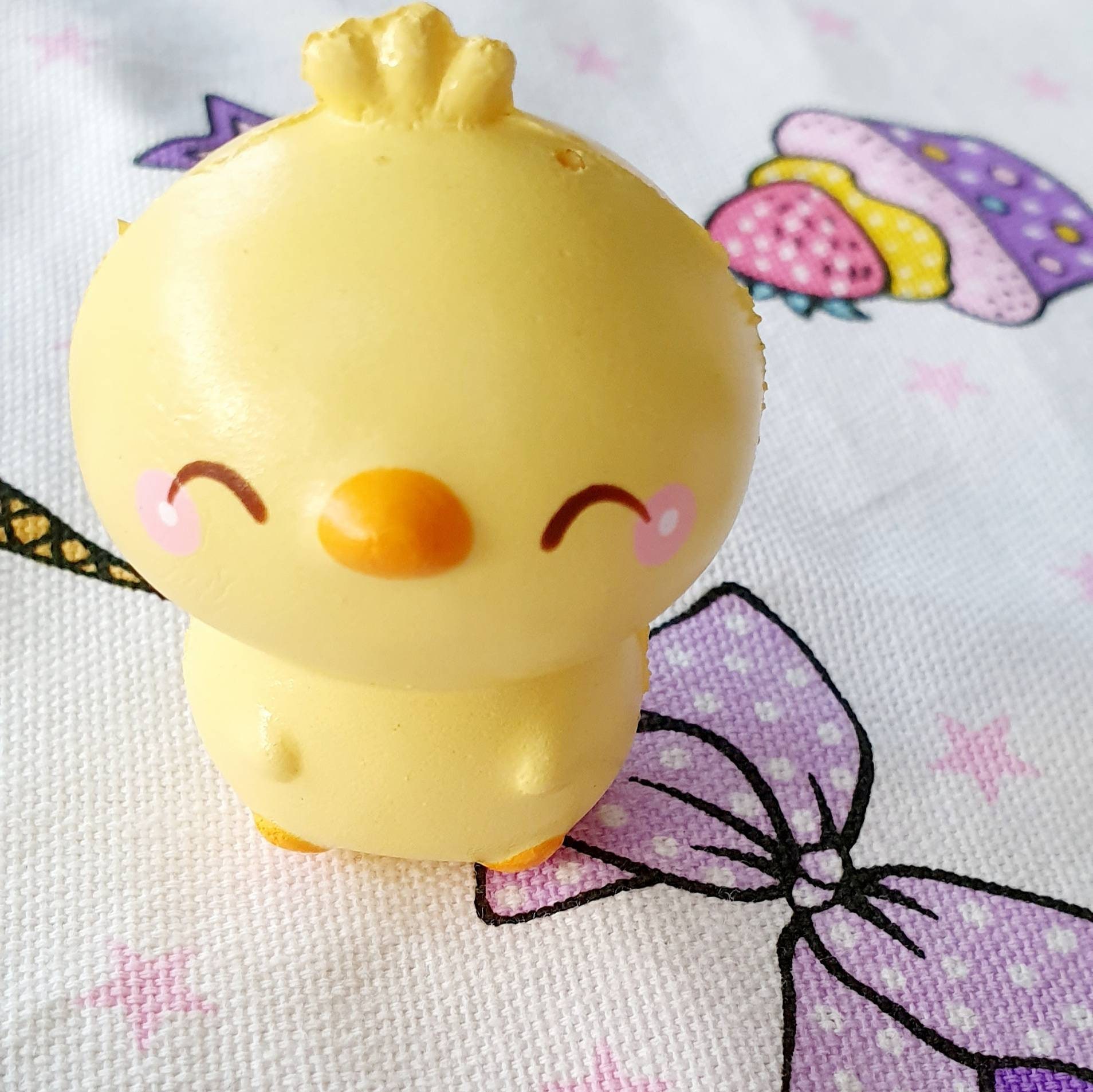 Squishies mini duck squishy keychain cute food keychain kawaii Etsy
