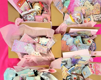 Kawaii box| stationery mystery box | stationary sets| sanrio mystery gift box| Kawaii bundle scoops