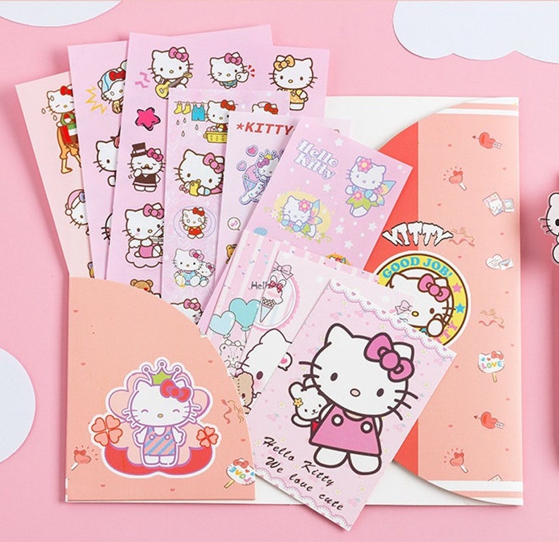 Sanrio Stickers Sheets My Melody Stickers Sheet Set Kawaii Etsy
