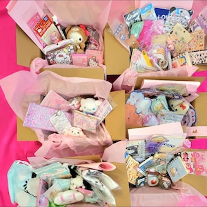 Kawaii mystery box bundle set| kawaii cute gift bag| cute kawaii mystery gift box| Kawaii scoops gifts| Japan kawaii box| cute plushies image 2
