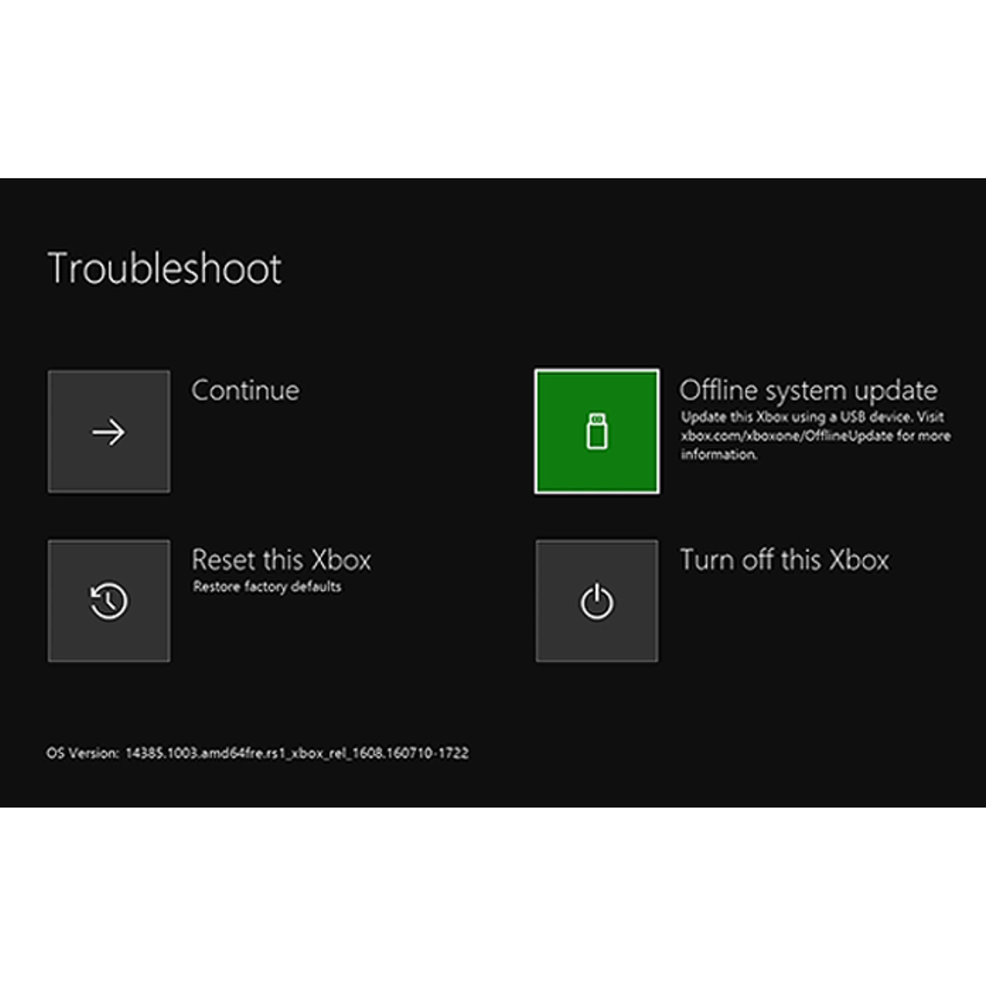 Reset Microsoft Xbox, Reset Console to Factory Default Settings, Erase