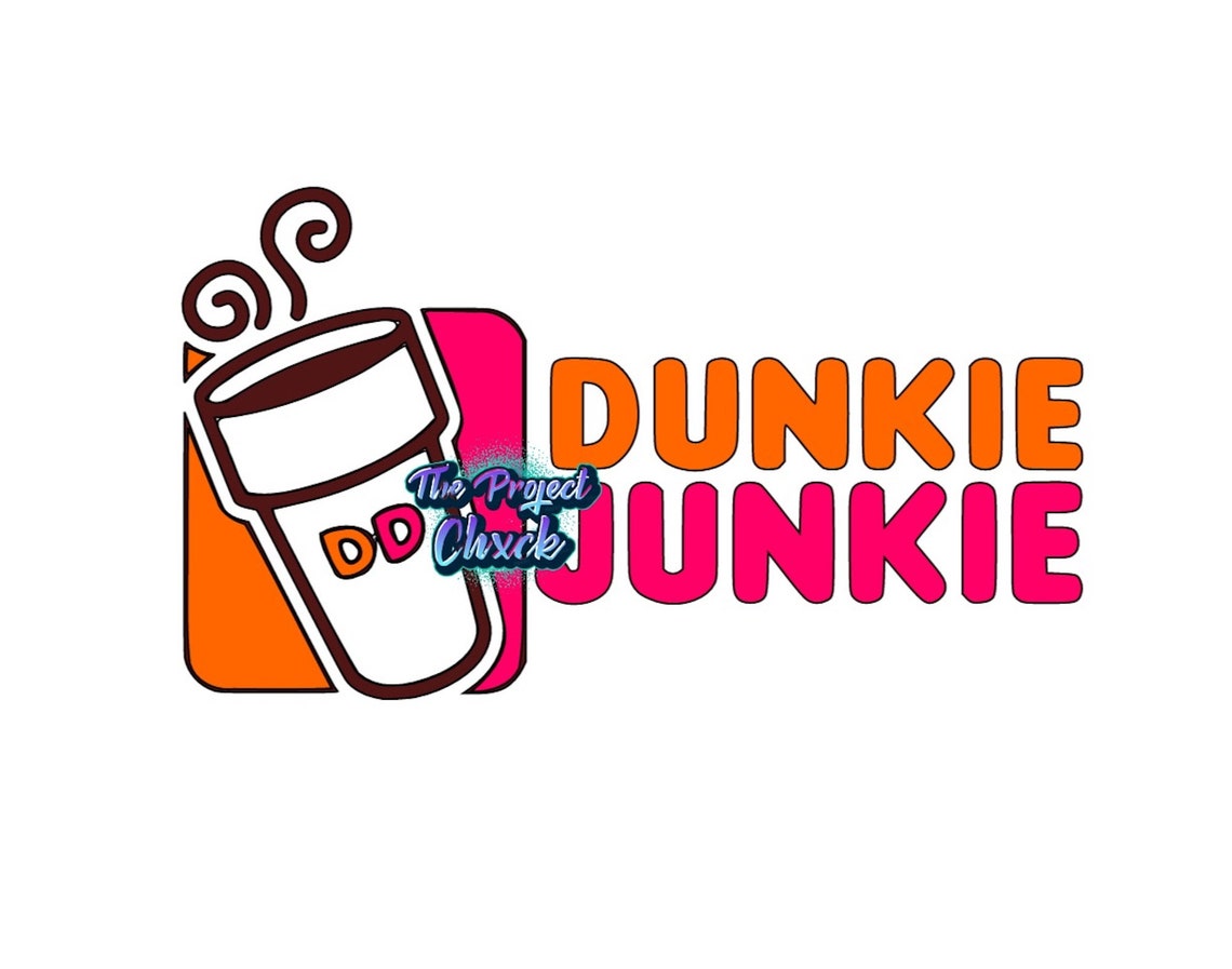 Dunkie Junkie svg coughy filter Dunkin Donuts pumpkin | Etsy