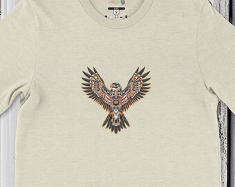 Camiseta de sabiduría del águila para niños, enseñanzas de los siete abuelos, arte nativo inspirador para mentes jóvenes, regalo perfecto para jóvenes buscadores de sabiduría