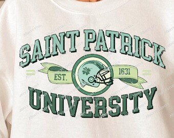 Saint Patrick University PNG: Lucky Irish Design (Digital Download)