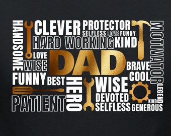 Vatertags-Papa SVG: Der Mann, der Mythos, die Legende (Digitaler Download)