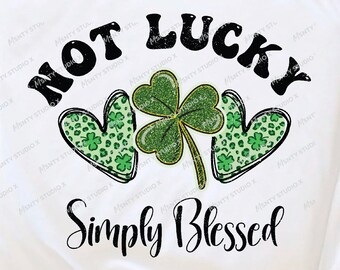 Trébol bendito del Día de San Patricio PNG - Sublimación de camisetas (Descarga digital)