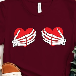 Valentine Skeleton Hands Svg,Valentine Hearts Svg, Skeleton Hands Svg, Skeleton Boob Hands Svg,Boob Hands Svg, Digital download Cut files