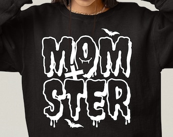 Momster Halloween SVG: Funny Mom Shirt Design (Digital Download)