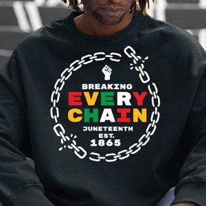 Juneteenth SVG: Breaking Every Chain, Black History (Digital Download)