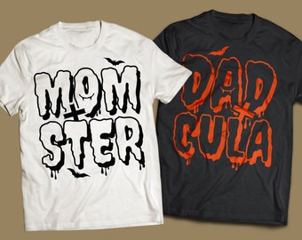 Momster Dadcula SVG: Halloween Family Shirt Designs (Digital Download)