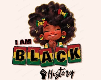 Black Girl Juneteenth PNG: Sublimation Design Download
